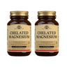 Embalagem com 2 comprimidos de Magnésio Quelatado 100 comprimidos - Solgar