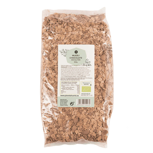 Chocolate Muesli Sem Glúten ECO Planeta Huerto 500 g
