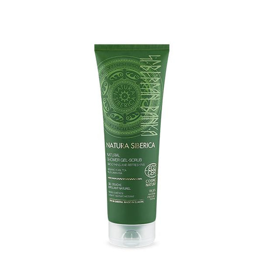 Bania Natura Siberica Gel de banho esfoliante 2 em 1 200 ml