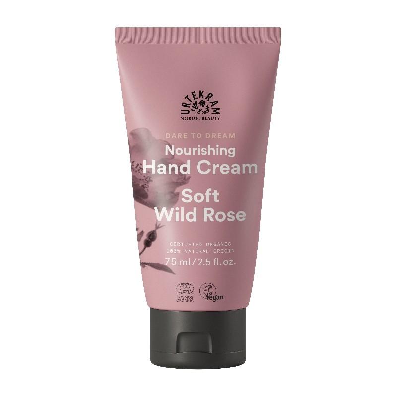 Creme de Mãos Urtekram de Rosa Selvagem Suave 75 ml