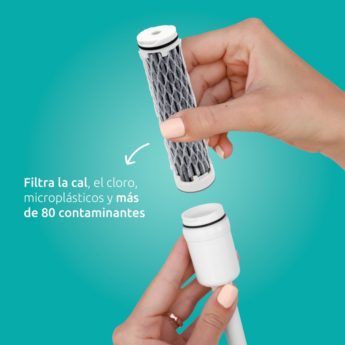 Botella con filtro potabilizador BottlePro Adventure TappWater 740 ml