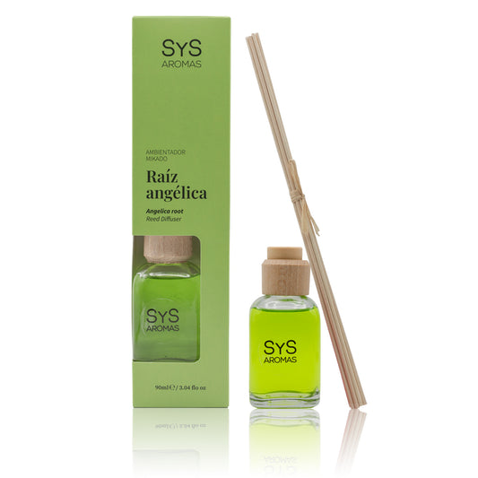 Ambientador Mikado SYS Aromas 90 ml | Raíz Angélica Origins | Aroma Herbal y Balsámico | Refrescante_0