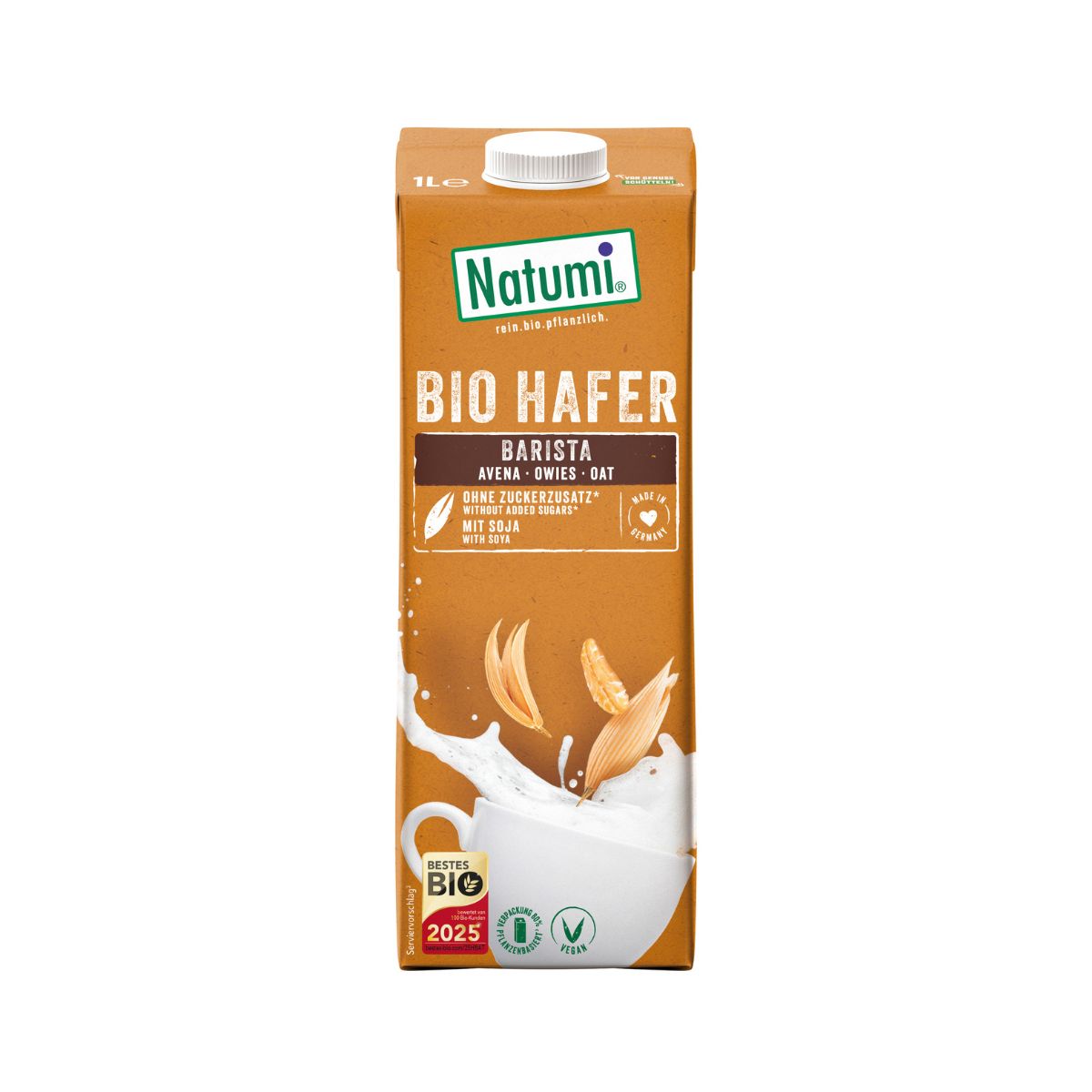 Pack 16x Bebida de Aveia Barista BIO Natumi 1 L