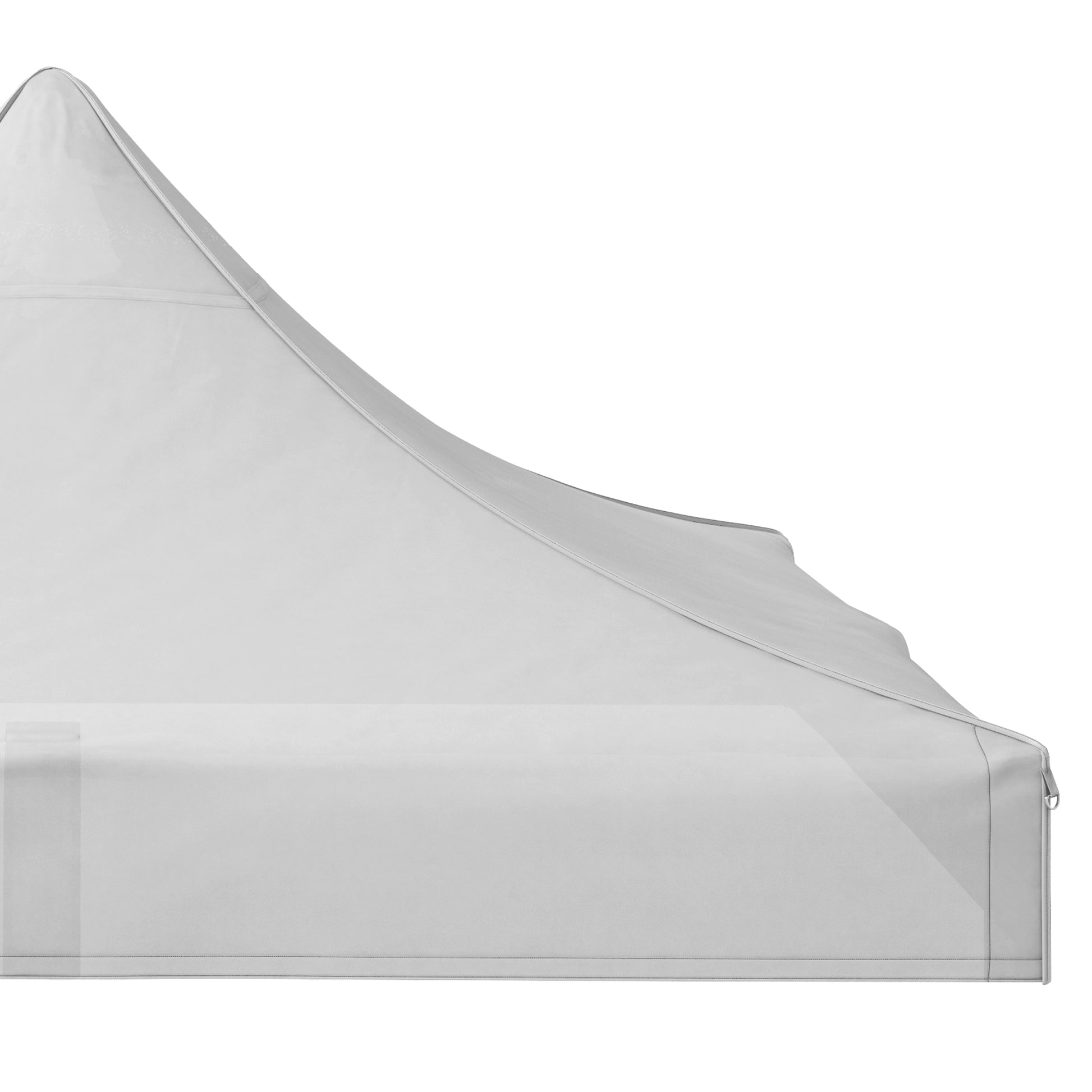 Outsunny Techo De Repuesto Para Carpa Plegable 3x3 M Impermeable Blanco_4