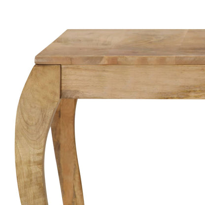 Mesa De Comedor De Madera Maciza De Mango 118x60x76 Cm_3