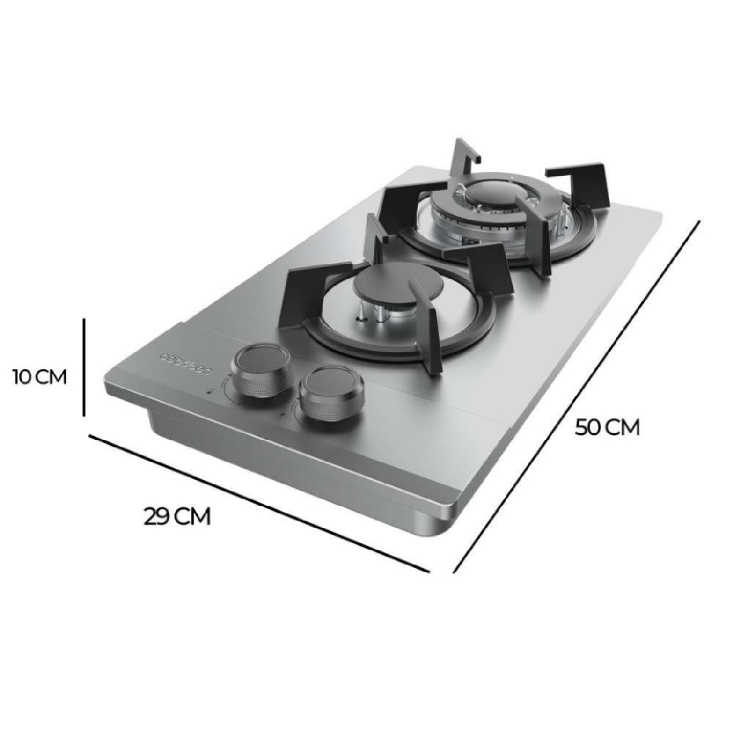 Cecotec Placa De Gas Bolero Squad G 2200s Inox_3
