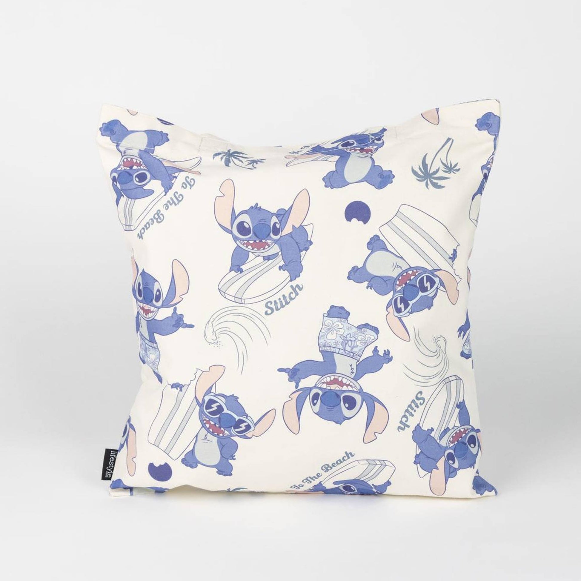 Bolsa De Compras Stitch Azul 36 X 39 X 0,4 Cm_1
