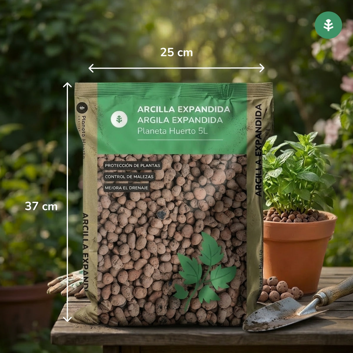 Planeta Huerto Argila Expandida 5 Litros