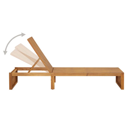 Tumbona Con Cojín Madera Maciza De Acacia_3
