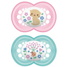 Chupeta de Silicone Original 6+ (2 unidades) - Rosa MAM Baby