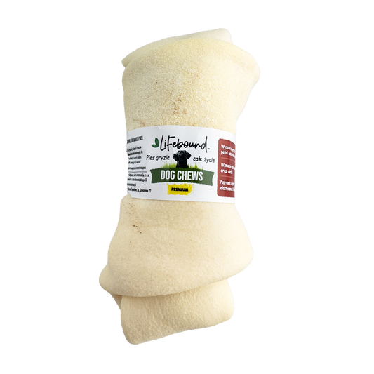 Lifebound - Hueso Masticable Natural Para Perros De Cuero De Ternera En Forma De Hueso Sabor Natural - 10 Pzas - M_0
