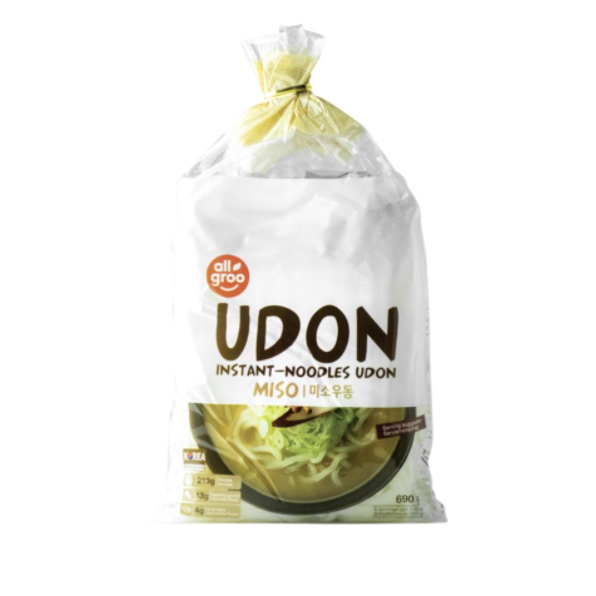 Noodles Udon, Miso Allgroo 690 G.