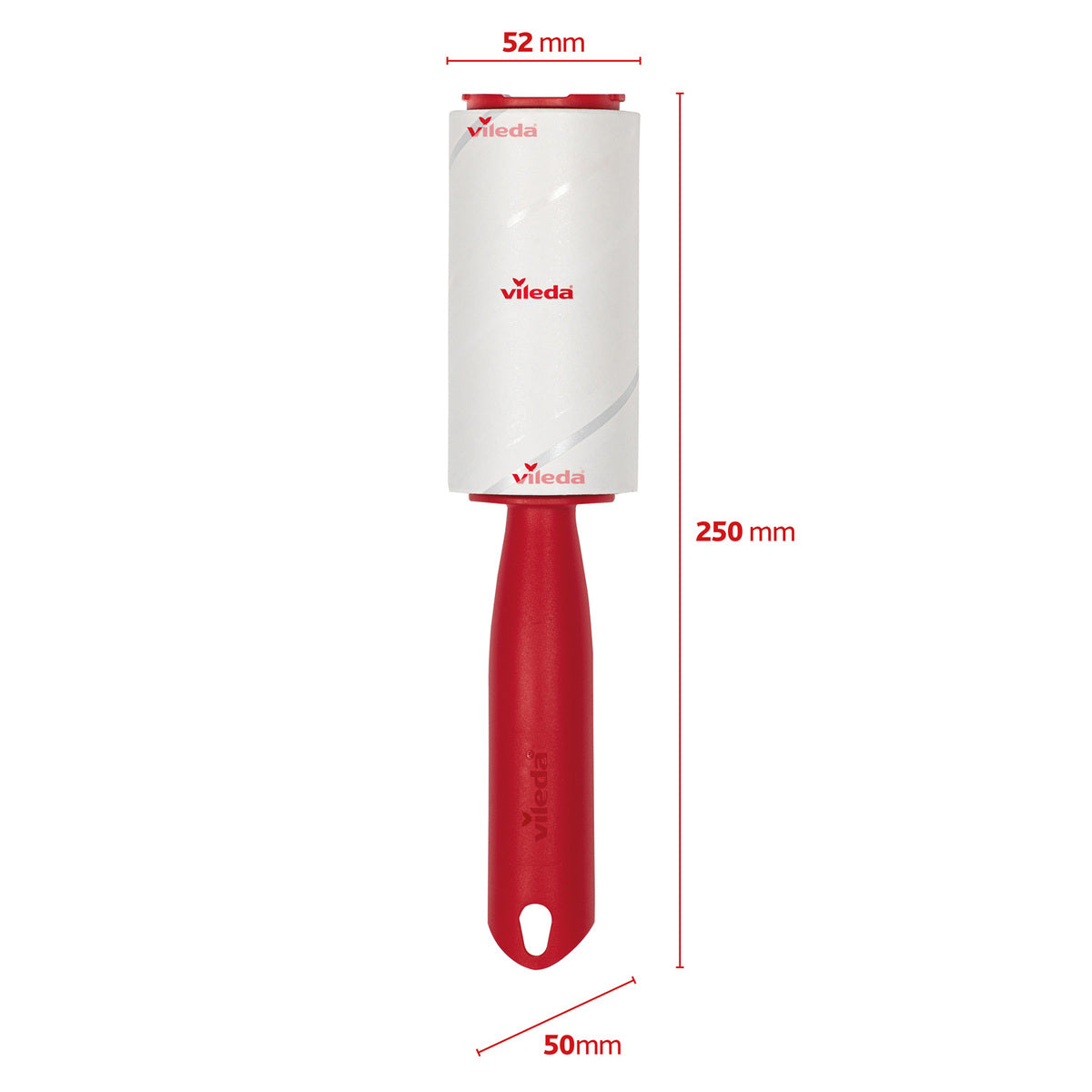 Sistema Rodillo Quitapelusas Pet Pro, Vileda Rojo/Blanco