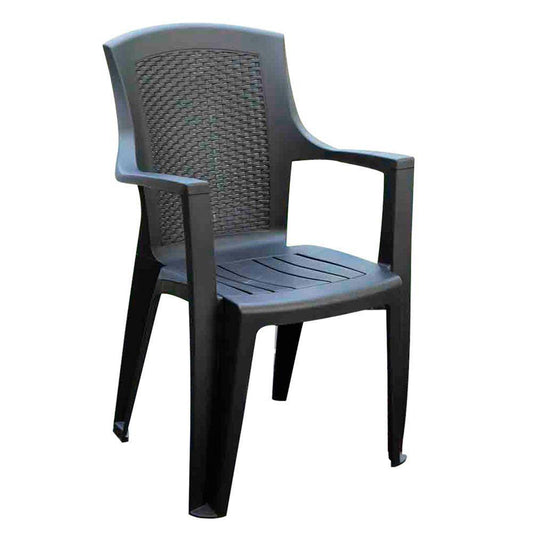 Sillon Resina Eden Rattan Antracita_0