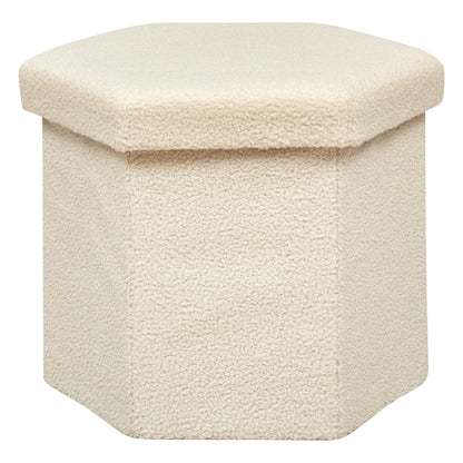 Puf Plegable Hexagonal Jako Rizo Marfil_0