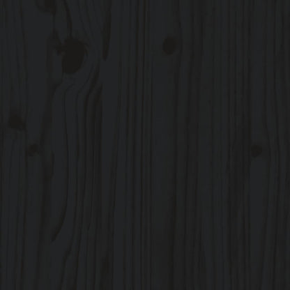 Vidaxl Juego De Muebles De Jardín 7 Piezas Madera Maciza De Pino Negro_5