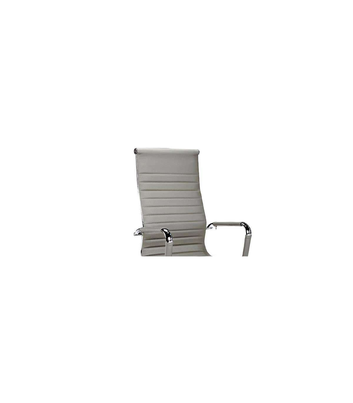 Silla Despacho Giratoria Elevable Acabado Gris, 60 Cm(ancho) 108-115 Cm(altura) 66 Cm(fond_5
