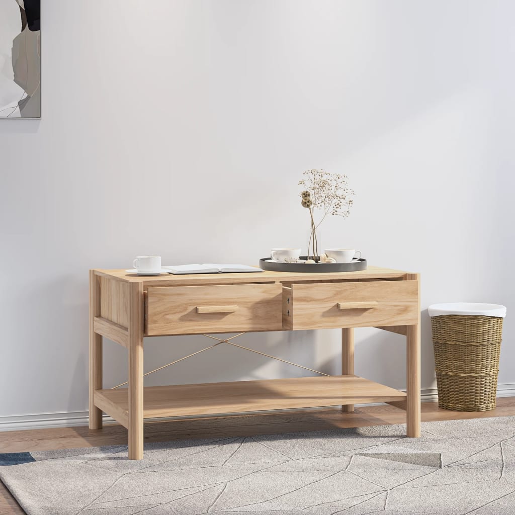 Mesa De Centro Madera Contrachapada 82x48x45 Cm_1