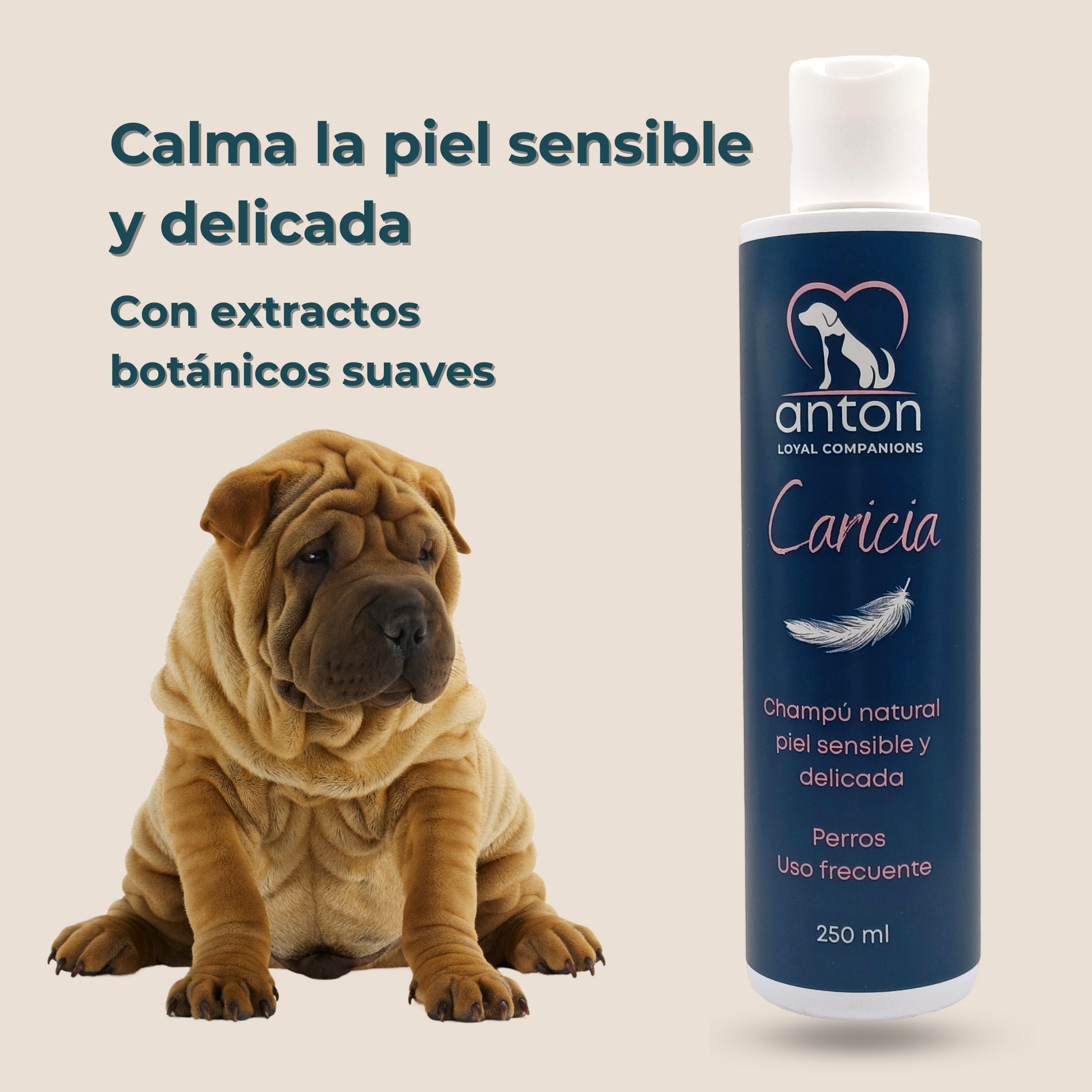 Champú natural para piel sensible de perros – Pack 3 x 250 ml_2