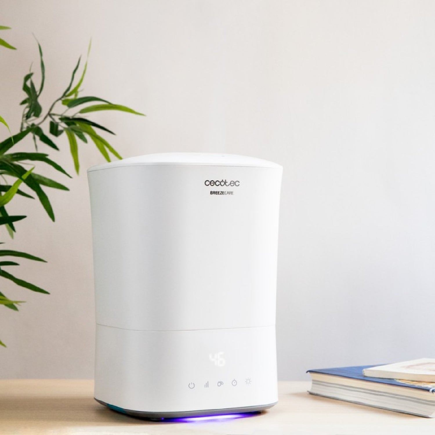 Cecotec Humidificador Breezecare 3500 Warm. Depósito 55 Litros Humidificación 400 Ml/h Filtro Cerámico Cobertura Hasta 3_1