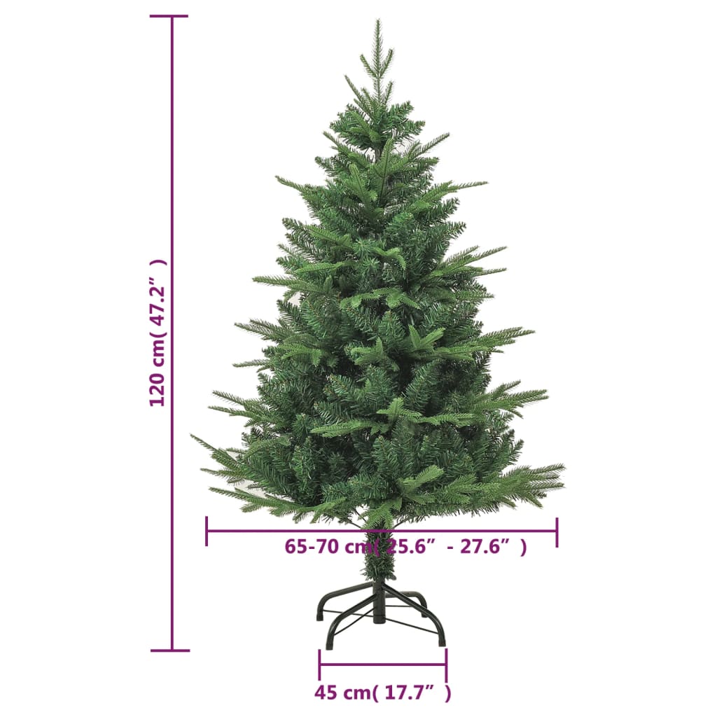 Vidaxl Árbol De Navidad Artificial Verde 120 Cm Pvc Y Pe_5