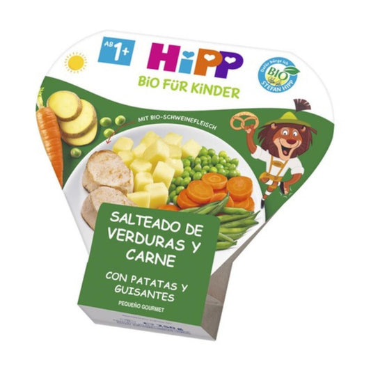 Legumes, carne, batatas e ervilhas salteadas Bio HIPP 250 g. 