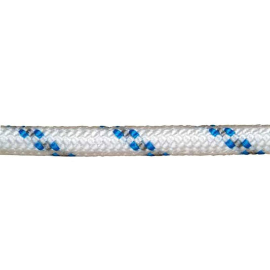 Cuerda Poliester Trenzada Blanca / Azul 4 Mm. Bobina 200 M._0