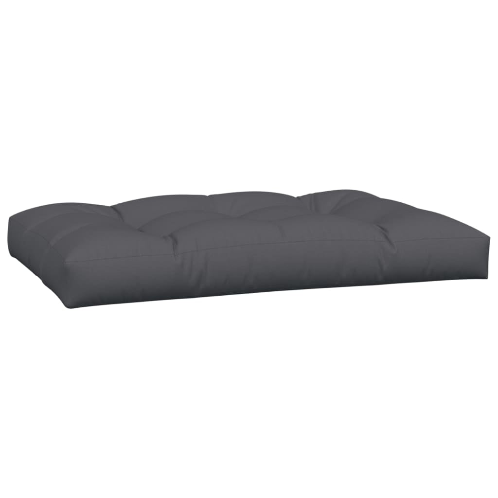 Vidaxl Cojines Para Palets 2 Unidades Tela Gris Antracita_4