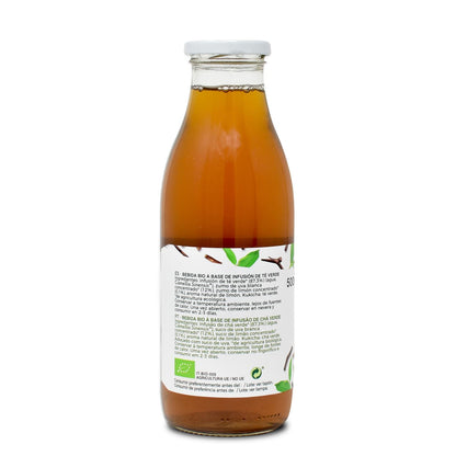 Chá Kukicha Biológico em garrafa de vidro La Finestra Sul Cielo 500 ml