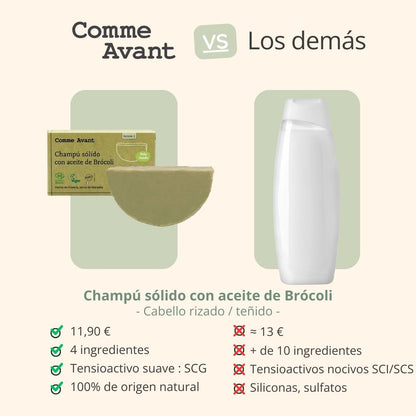 Champú Sólido O Rizado Con Aceite De Brócoli (cabello Teñido Y Rizado)_4