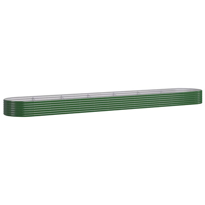 Jardinera Arriate Acero Galvanizado Verde 544x100x36 Cm_0