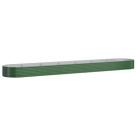 Jardinera Arriate Acero Galvanizado Verde 544x100x36 Cm_0