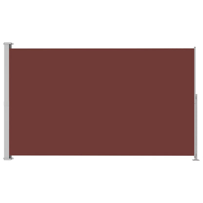 Vidaxl Toldo Lateral Retráctil Para Patio Marrón 220x300 Cm_0