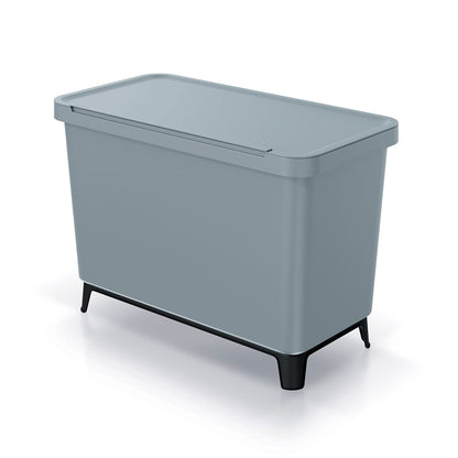 Sistema Clasificador De Reciclaje 3x10l Color Gris Keden