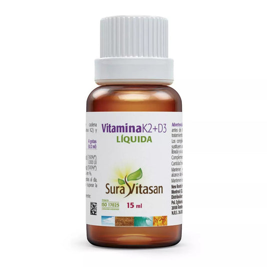 Vitamina K2+D3, Sura Vitasan, 15 ml