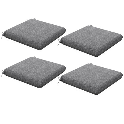 Outsunny Conjunto De Cojines Para Sillas De Comedor 47x47x7 Cm Gris_0