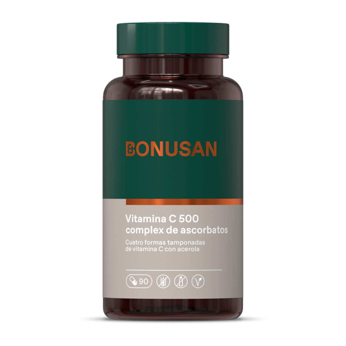Complexo de ascorbato de vitamina C-500 Bonusan 90 cápsulas