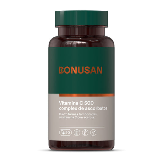 Complexo de ascorbato de vitamina C-500 Bonusan 90 cápsulas