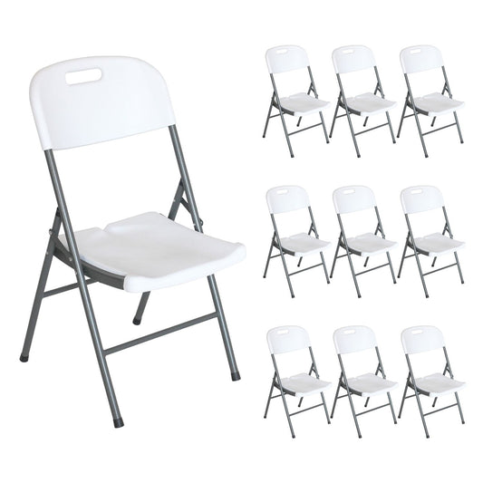 Pack 10 Sillas Plegables Con Asa 47x58x87cm O91_0