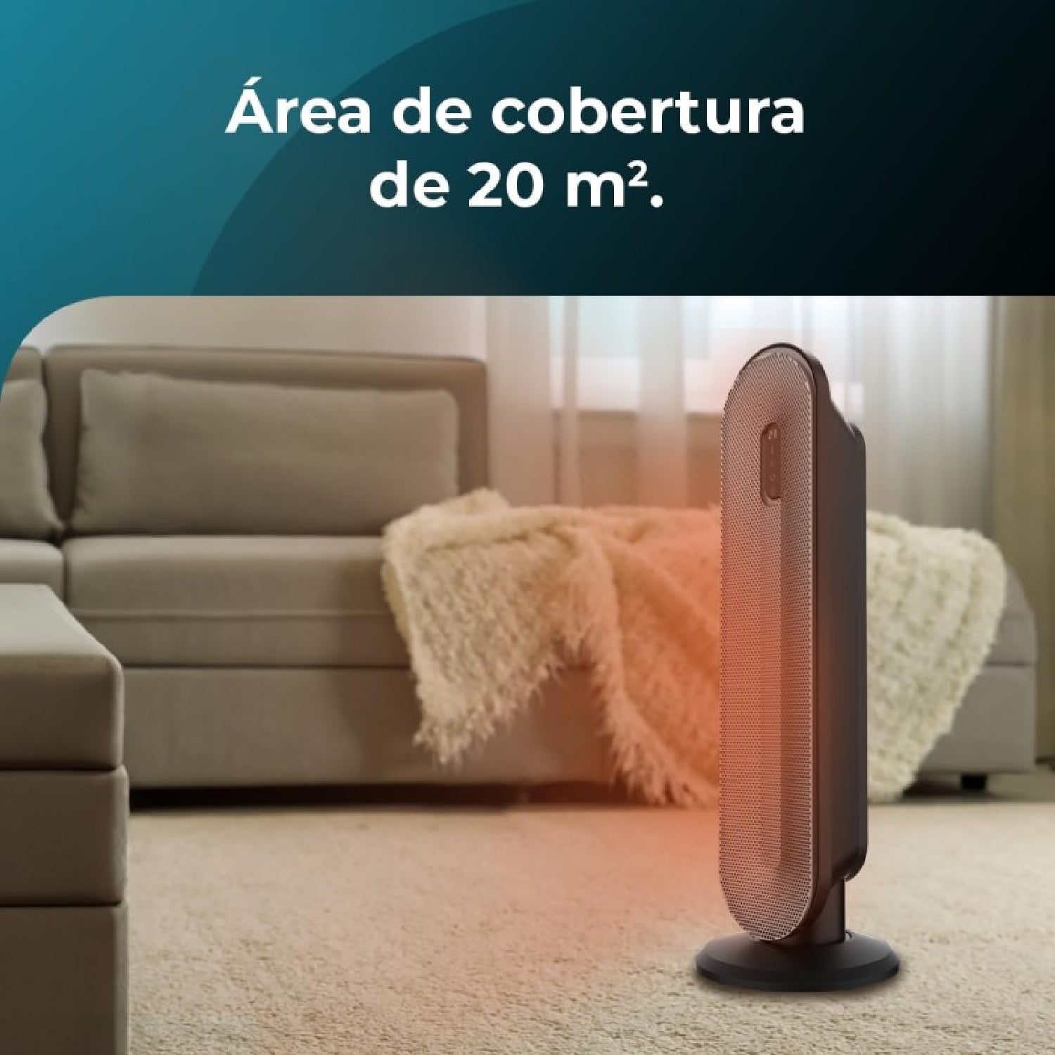 Cecotec Calefactor Cerámico De Pie Readywarm 2050 Max Ceramic Rotate Smart_1