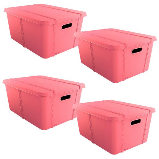 4x Life Story Caja Almacenaje Con Tapa Small 15l Rose_0