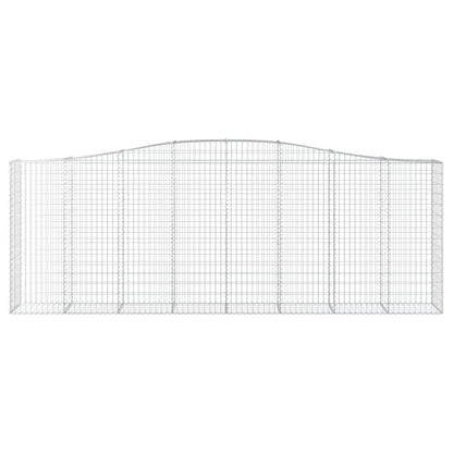 Cestas Gaviones 4 Uds Forma De Arco Hierro 400x50x140/160 Cm_3