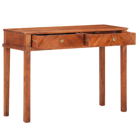 Mesa Consola De Madera Maciza De Acacia 110x40x76 Cm_0