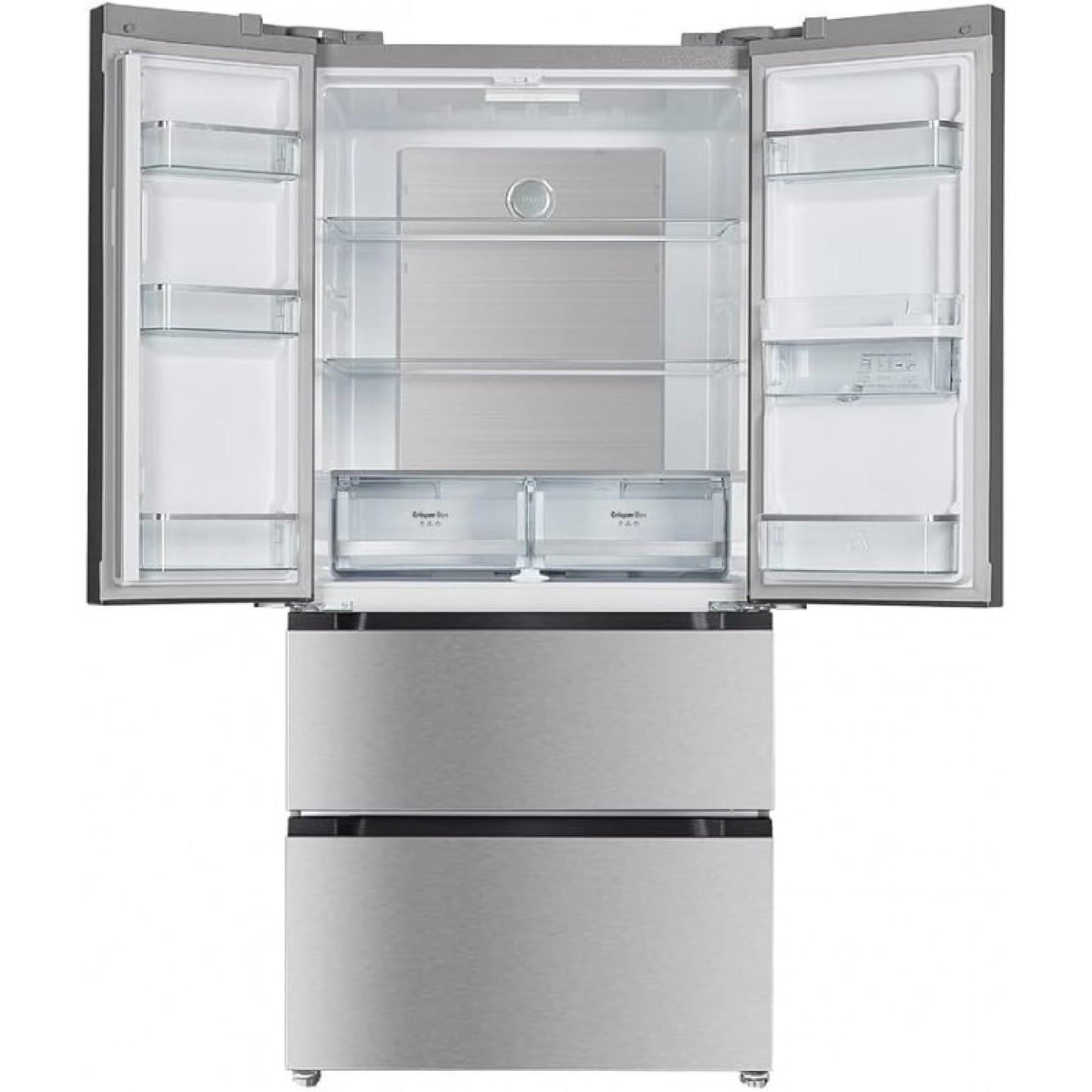 Cecotec Frigorífico Puerta Francesa Inox Con Dispensador De Agua De 510 L Bolero Coolmarket Fd 510 Wd Inox E. 183 Cm De_3