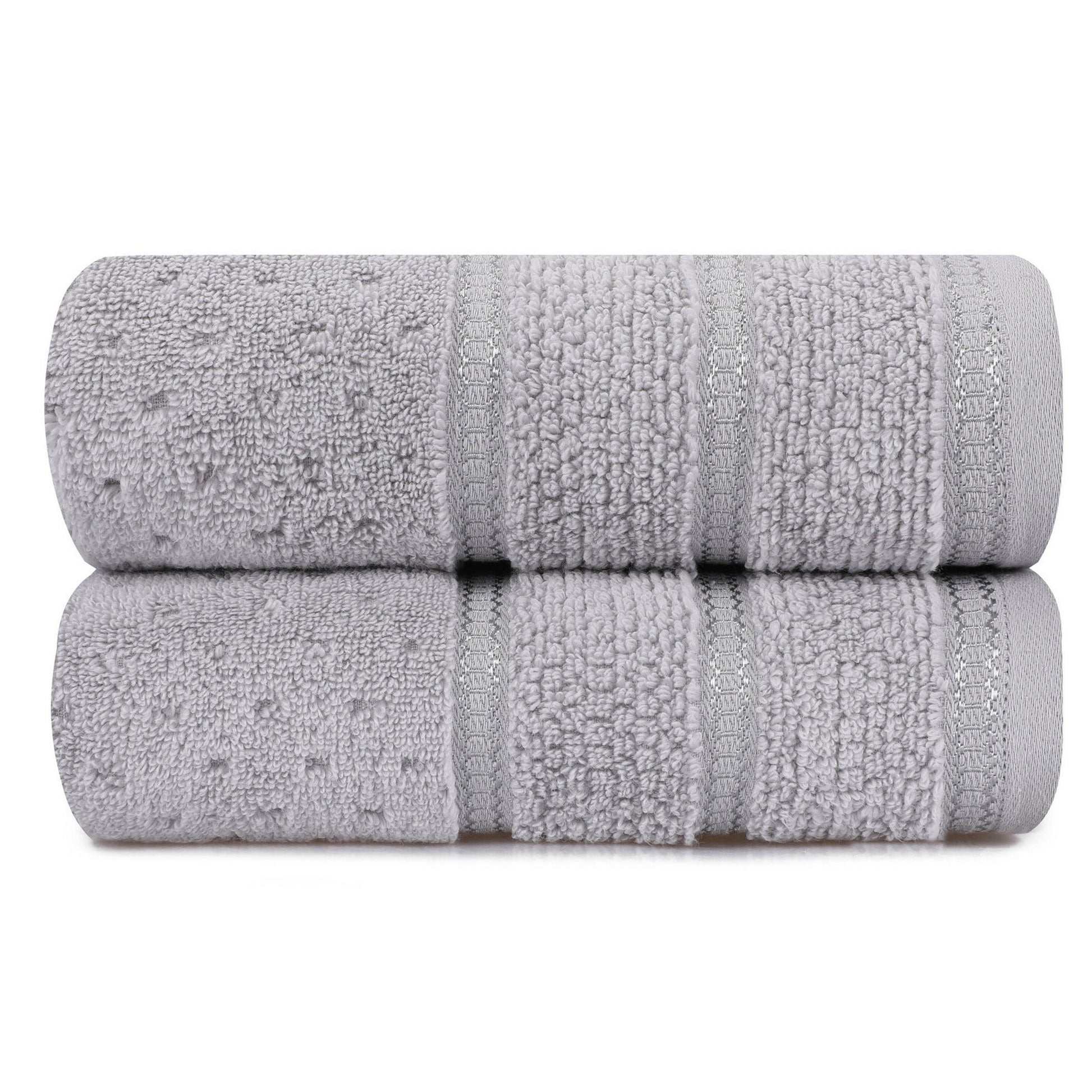 Juego De Toallas De Mano (2 Piezas) Gris_1