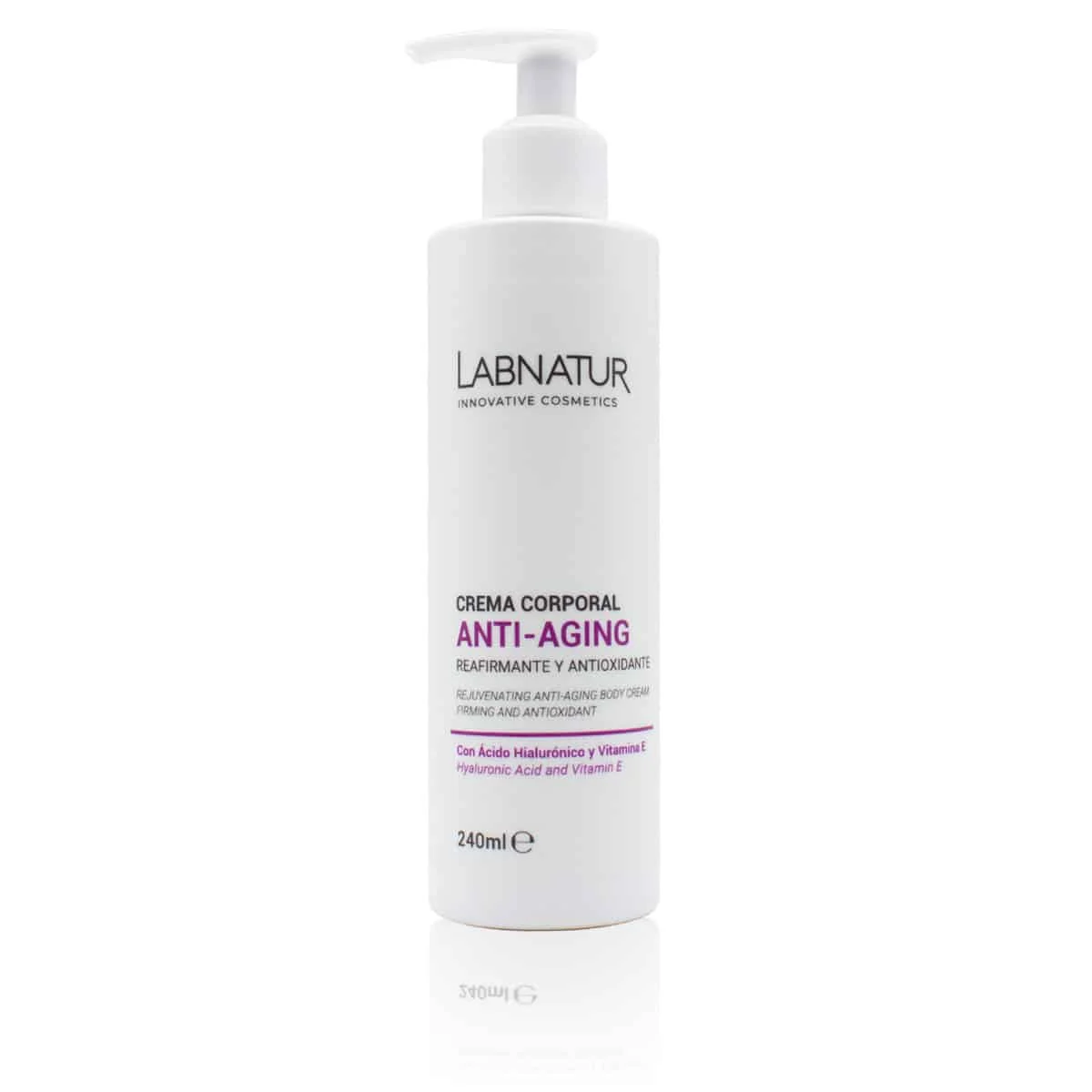 Crema Corporal Ácido Hialurónico 240 Ml | Hidratación Profunda y Elasticidad | Piel Suave y Reafirmada_0