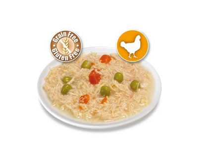 Frango em molho com legumes Arquivet 80 g Ração húmida para gatos