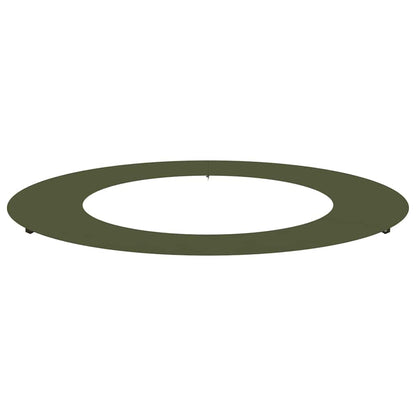 Adecuado Para Anillo De Árbol Plano Verde Oliva Ø50 / 80 Cm Acero_0