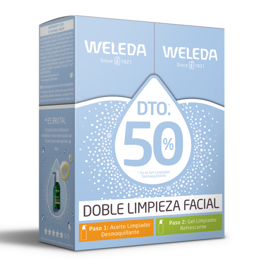 Óleo de Limpeza Facial Weleda + Gel 150ml/unidade - Oferta Pack