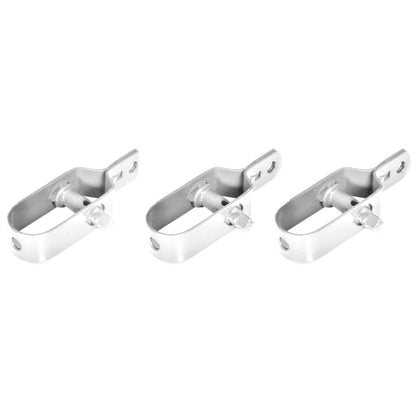 Valla Tela Metálica Y Postes Acero Galvanizado Plata 25x1,5 M / Vetonek_1